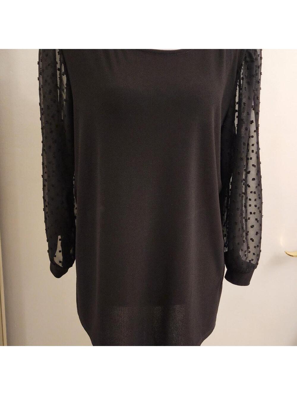 CeCe Women's Black Blous - Picture 2 of 6